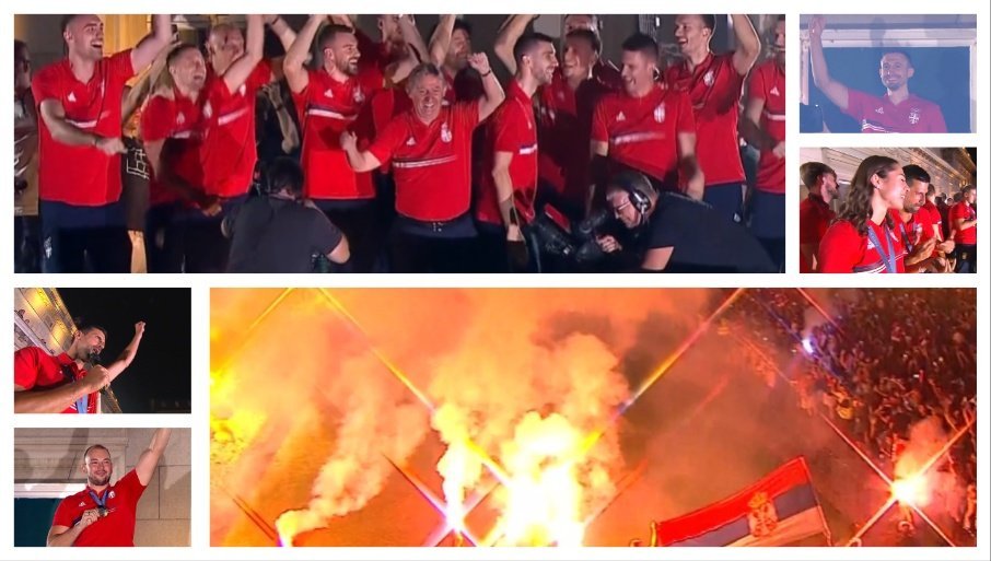 Veličanstven doček olimpijaca u Beogradu protekao uz nestvarne scene: Suze radosnice, baklje, pjesma