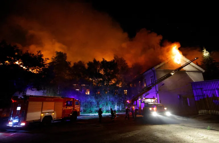 Pune ruke posla za crnogorske vatrogasce tokom noći