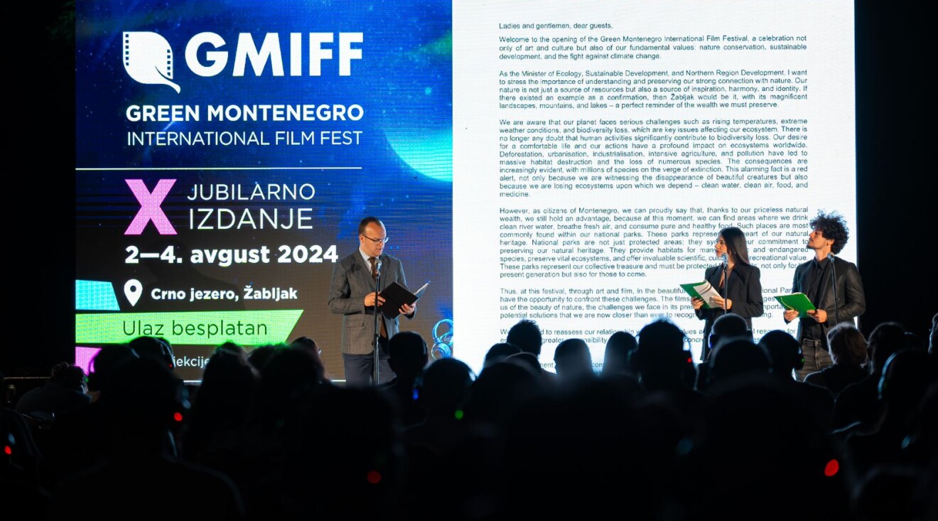 Ćulafić: Green Montenegro International Film Festival promocija očuvanja prirode i održivog razvoja