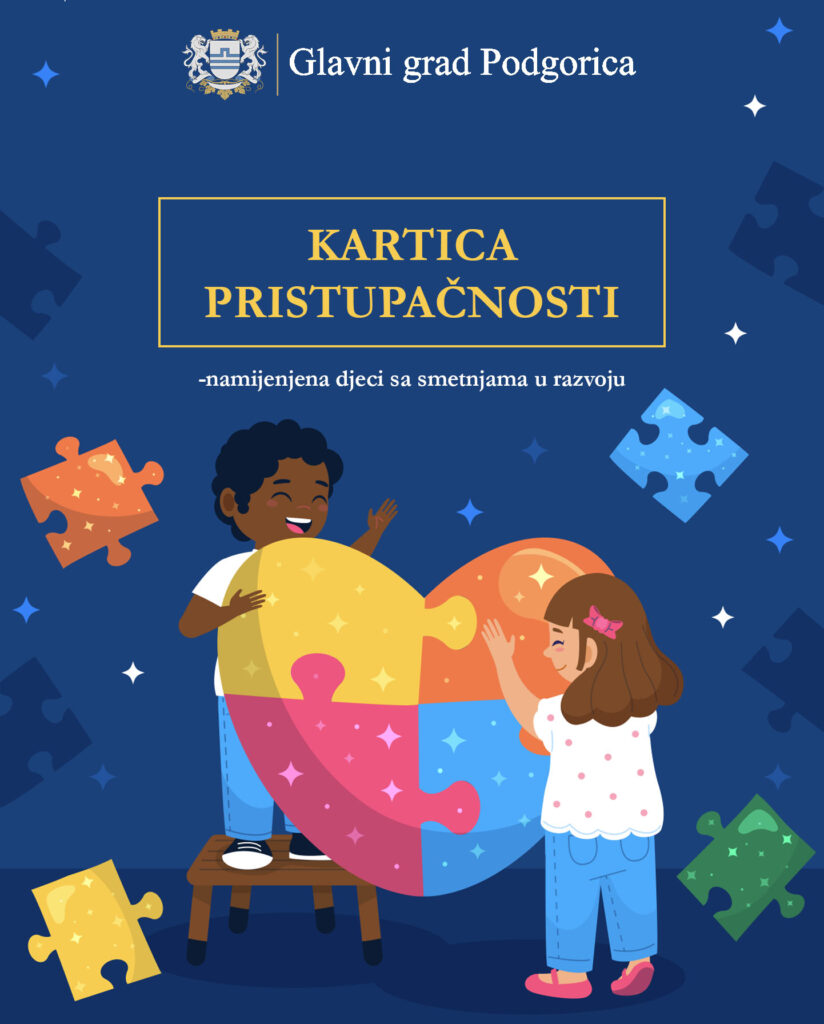 Glavni grad podržao inicijativu “Kartica pristupačnosti” namijenjenu djeci sa smetnjama u razvoju