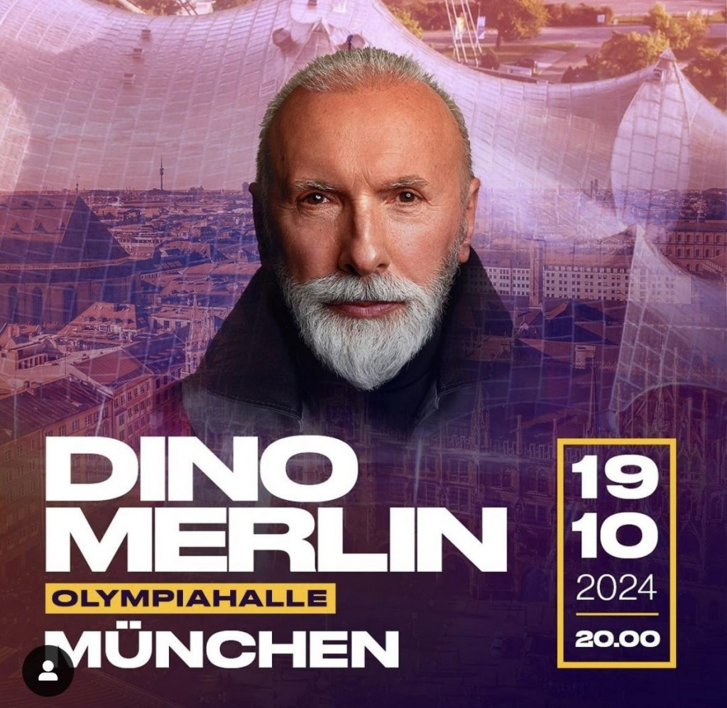 Dino Merlin 19. oktobra u čuvenoj Olympiahalle u Minhenu