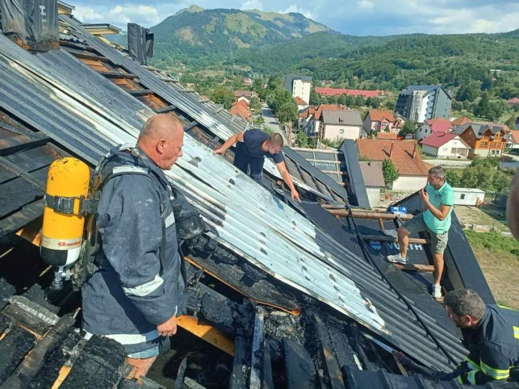 Buknuo požar na zgradi u izgradnji u Kolašinu
