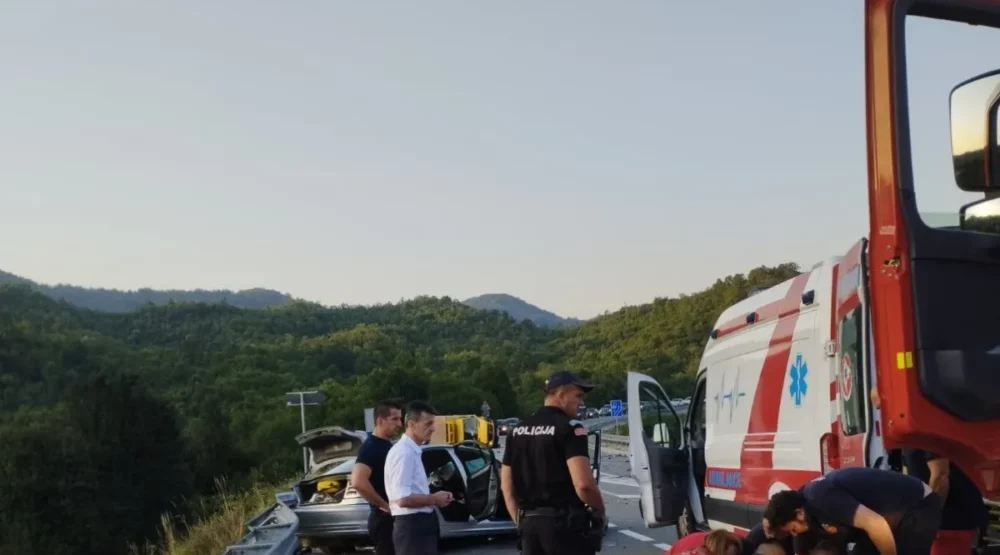 Saobraćajna nezgoda na Vrelima