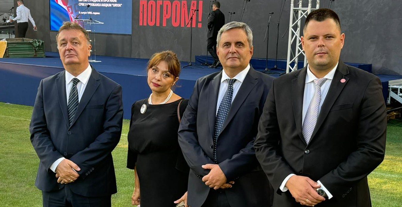 Delegacija NSD na komemorativnoj ceremoniji povodom godišnjice „Oluje“