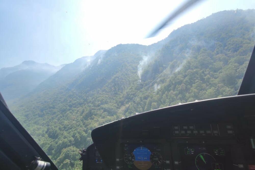 Vojska ugasili požar u Gornjim Brčelima, preusmjerena na kritične tačke u Baru