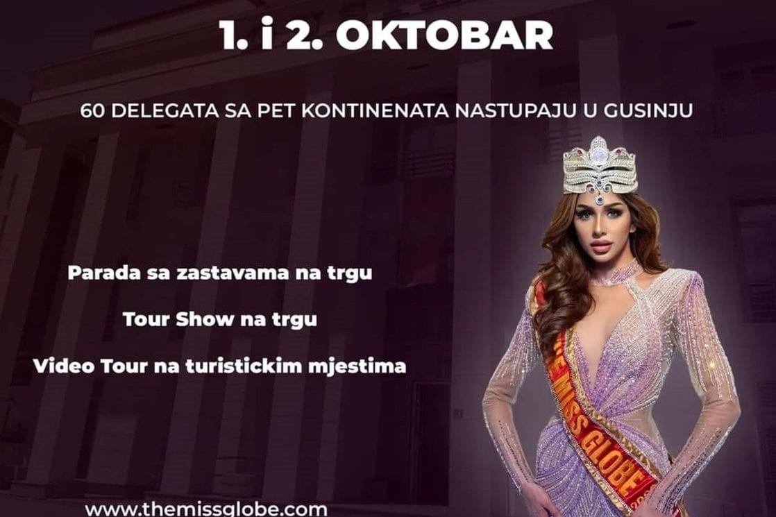 Gusinje domaćin Miss Globe 2024: Predstavnice iz 60 zemalja stižu u Crnu Goru 1. i 2. oktobra
