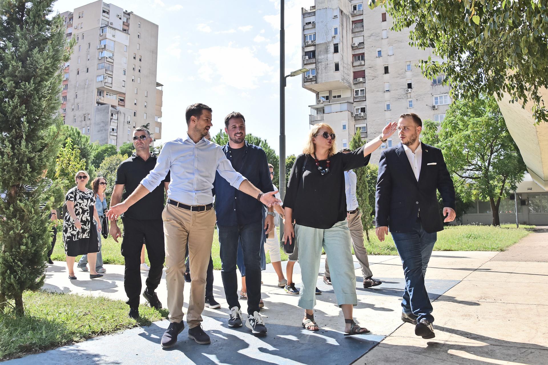 Rakčević: Blok pet će dobiti tri parka i podzemnu garažu