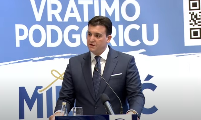 Milović: Desant partija na podgoričku pjacu dokaz da su radi glasova spremni da se pojave među onima koje odmah zaborave čim se završe izbori