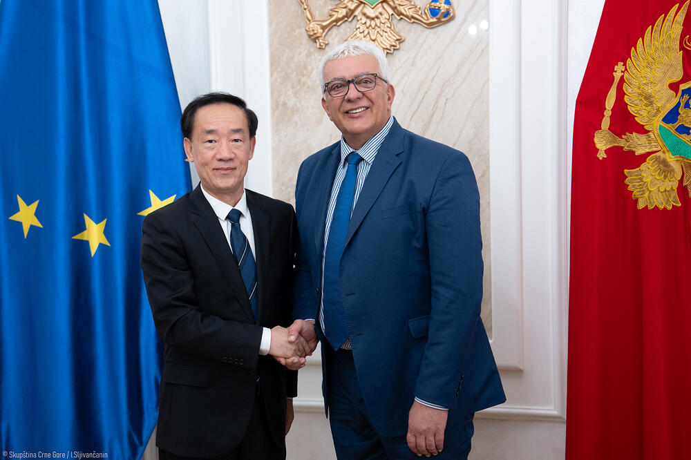 Predsjednik Skupštine sa potpredsjednikom provincijskog komiteta Henan NR Kine