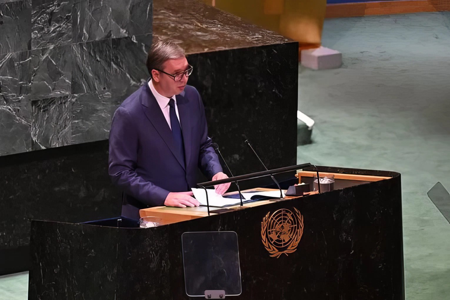 Vučić u Njujorku poručio: „Ne želim da ponavljam prazne priče o poštovanju Međunarodnog prava jer ono važi samo za male“