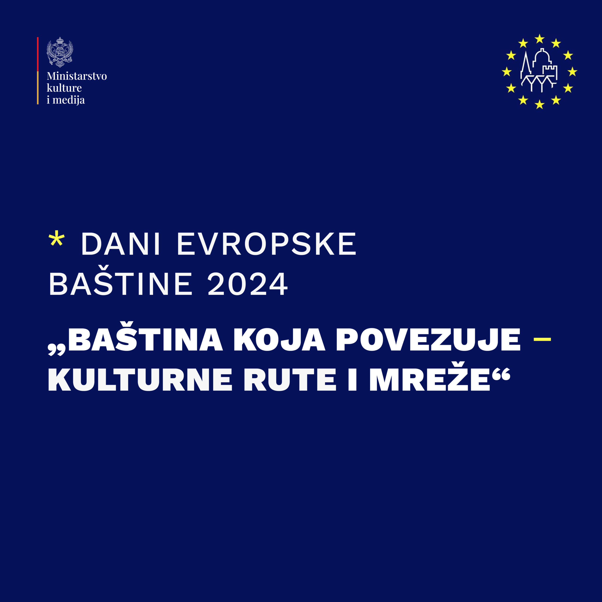 U Crnoj Gori će sa 23 programa širom zemlje biti obilježeni Dani evropske baštine