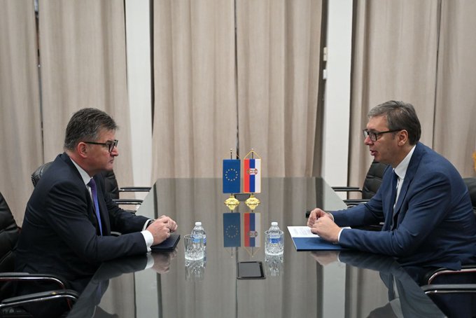 Lajčak: Sa Vučićem detaljno o najnovijim događajima
