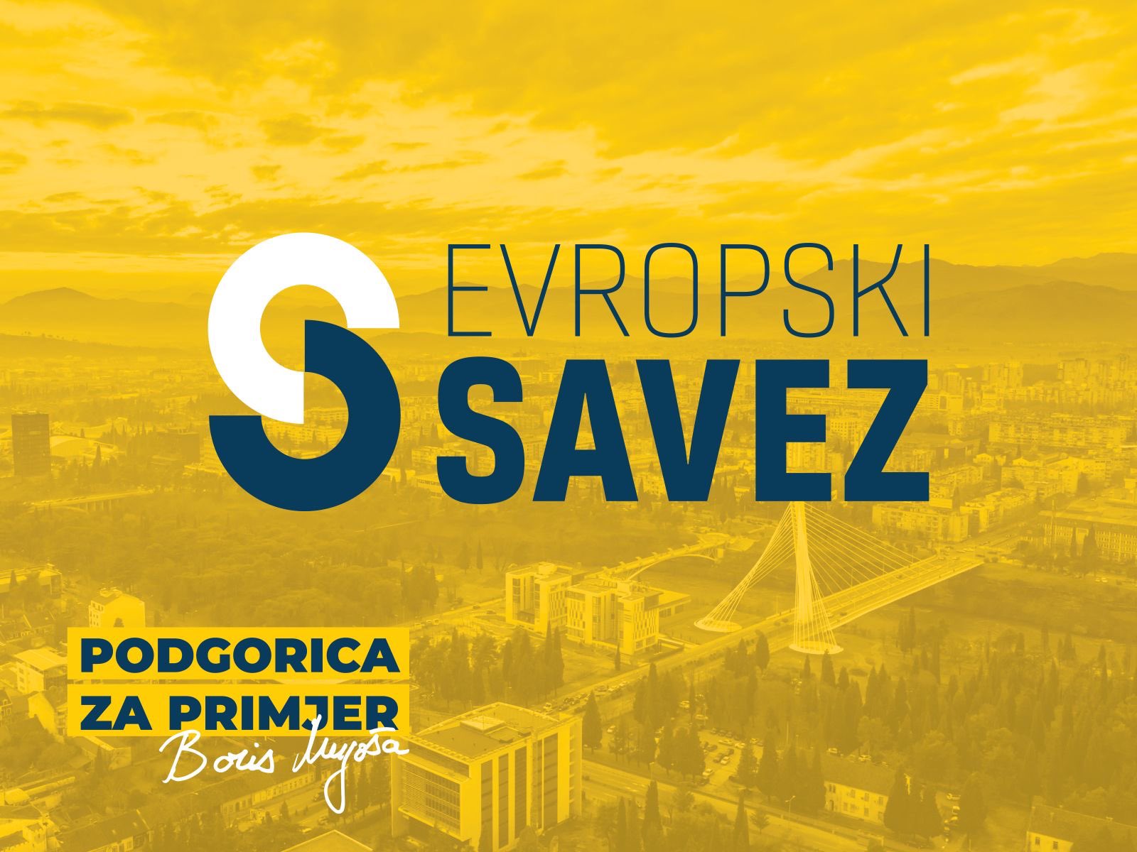 Potvrđena lista Evropskog saveza u Podgorici; Mugoša: Uspjećemo, Podgorica će biti grad za primjer!