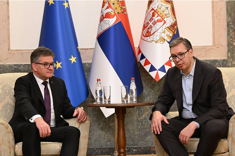Vučić i Lajčak danas u Beogradu