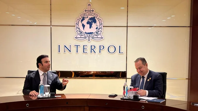 Dačić sa predsjednikom Interpola: U planu regionalni biro u Beogradu