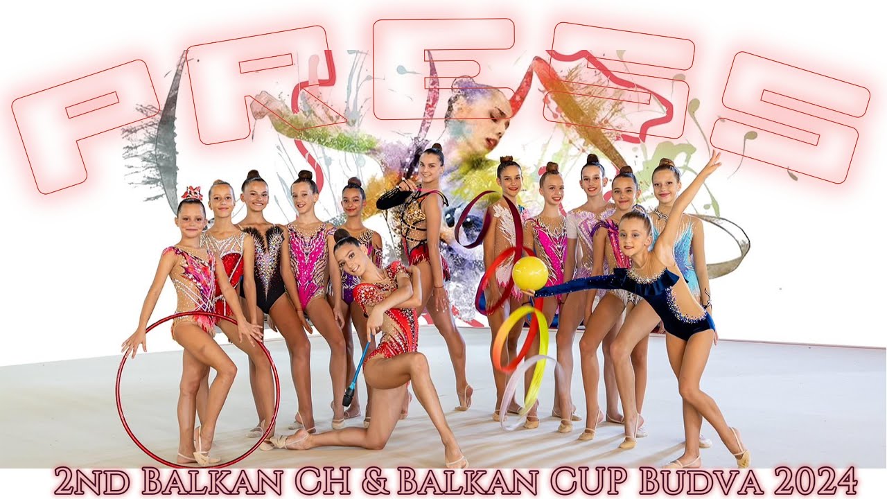 Drugo Balkansko prvenstvo & Balkan Cup u ritmičkoj gimnastici u Budvi od 26. do 29. septembra