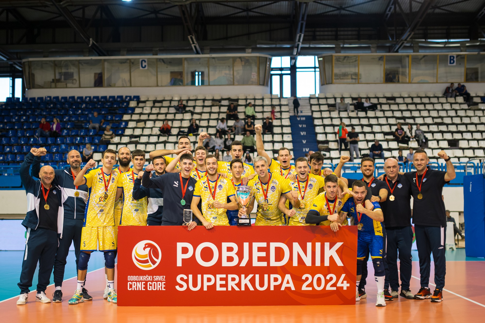 Odbojka: Budvani osvojili prvi Superkup Crne Gore