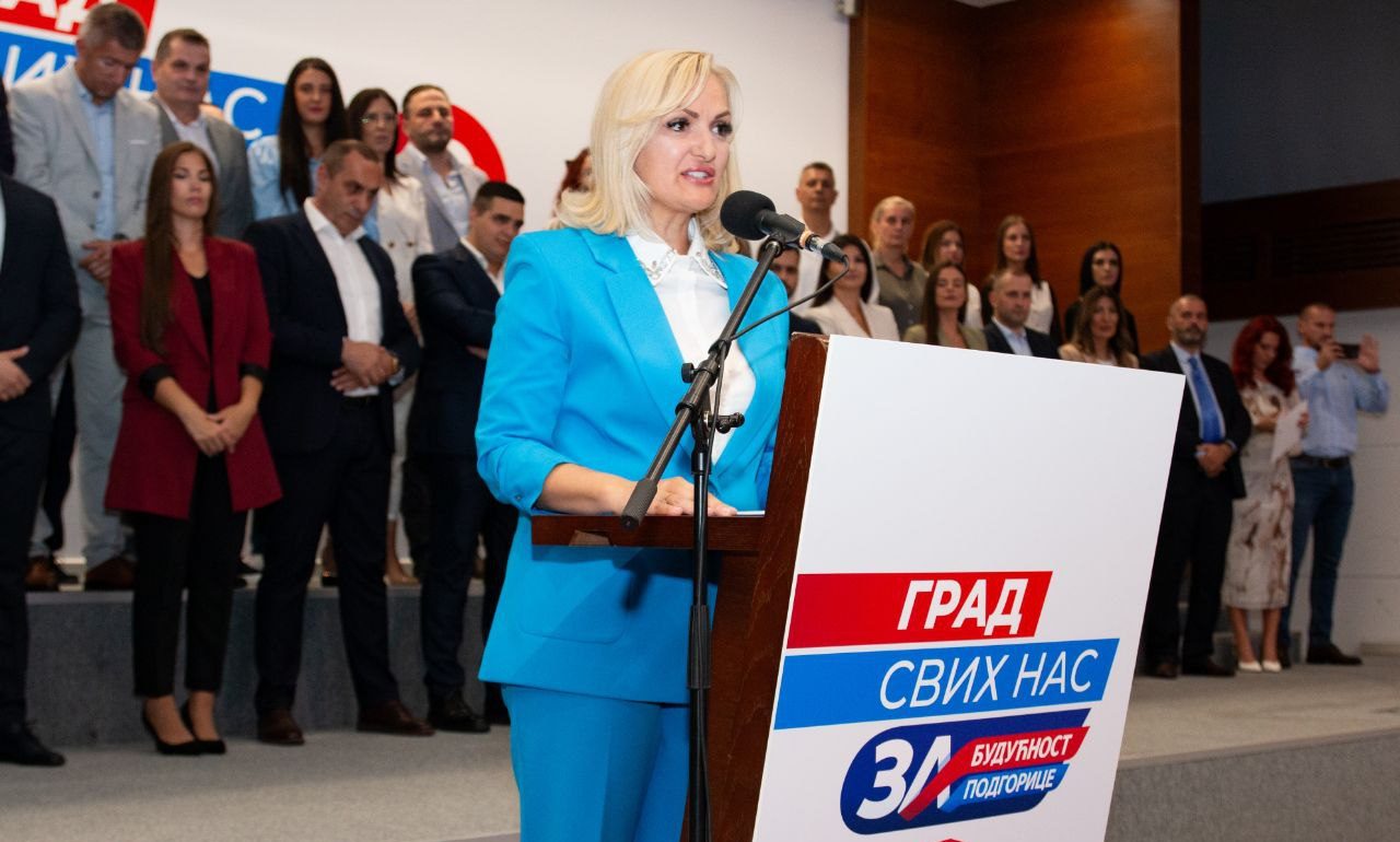 Borovinić Bojović: Dogovor sa građanima je naša osnovna mjera i namjera u politici; Građane ne dijelimo na pobjednike i gubitnike, kada Podgorica pobjeđuje – svi dobijamo!