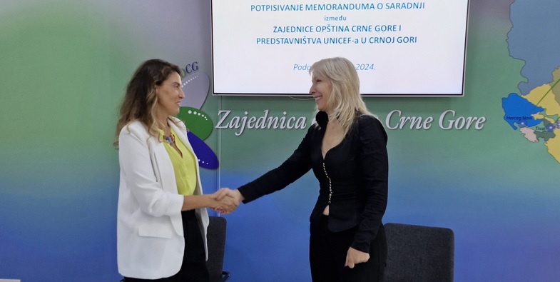 Zajednica opština i UNICEF Potpisali Memorandum o saradnji u oblasti zaštite djece i dječjih prava
