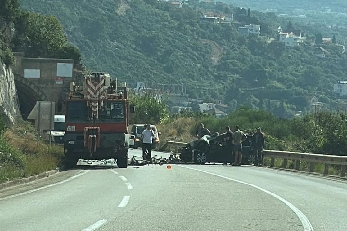 Udes u na putu Ulcinj-Bar: Saobraćaj u prekidu