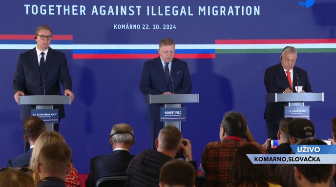 Sastanak Vučića, Orbana i Fica: Mnogi u Evropi i svijetu se prave kao da se atentat na slovačkog premijera nije dogodio; Nas trojica smijemo da izgovorimo riječ mir koja je jako nepopularna danas