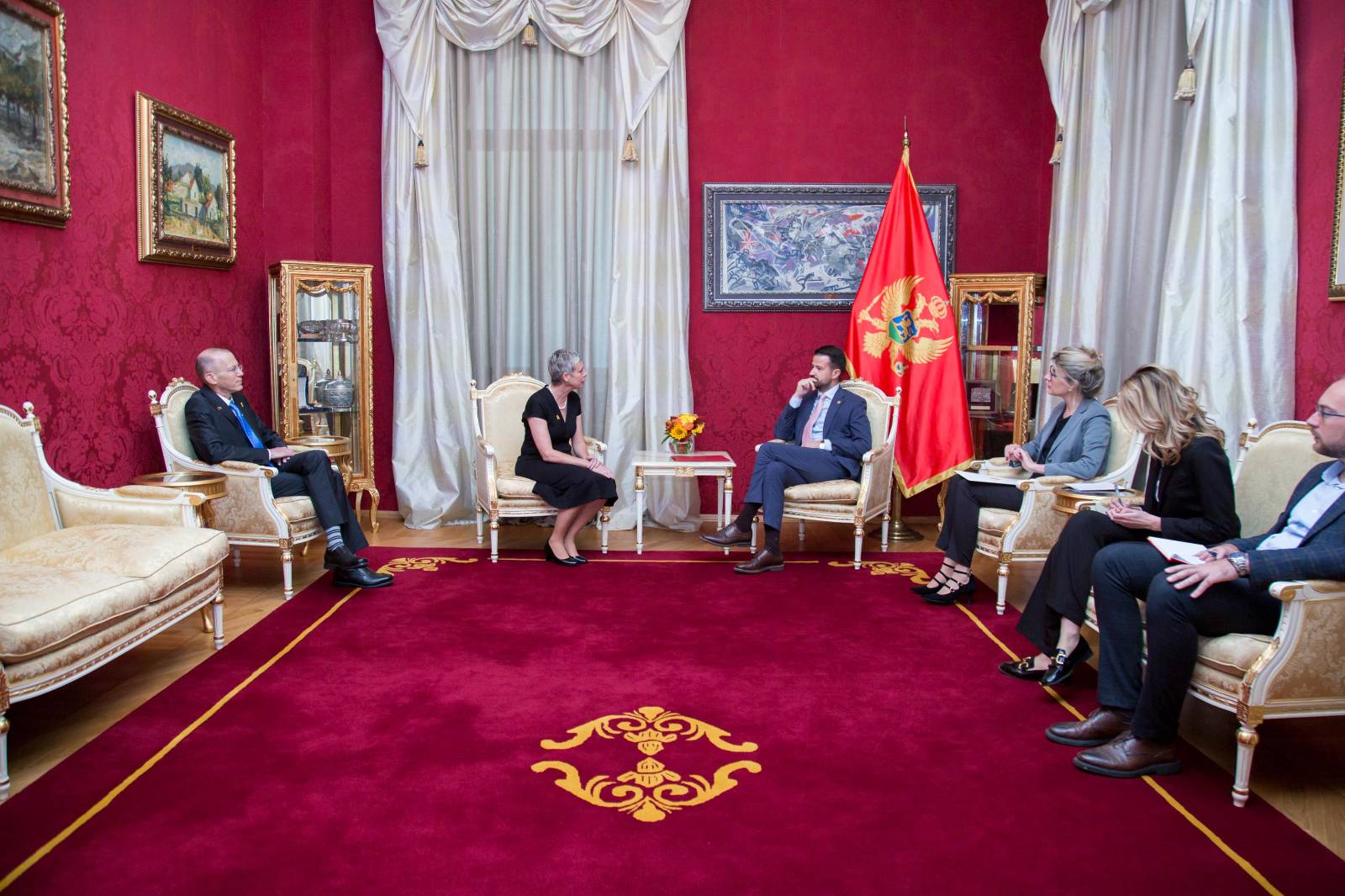 Milatović primio akreditivna pisma ambasadora Izraela, Danske i Španije