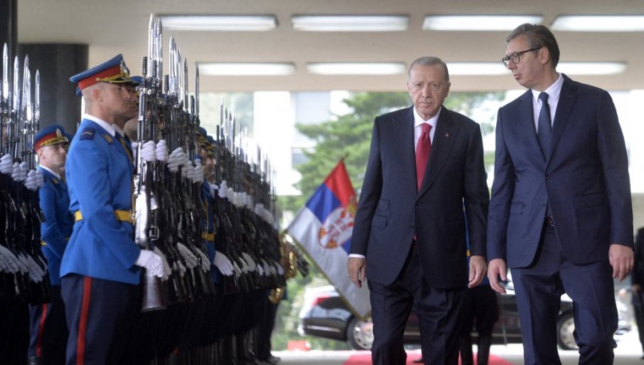 Počeo sastanak Vučića i Erdogana
