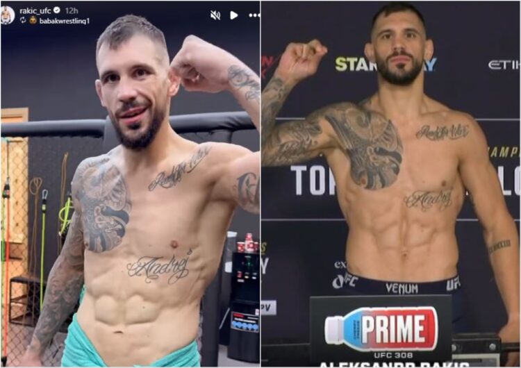 UFC: Rakić večeras sa Ankalajevim u Abu Dabiju