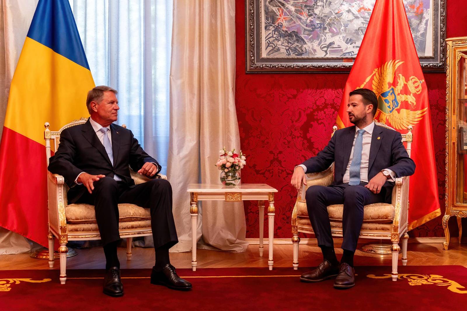 (FOTO) Milatović ugostio predsjednika Rumunije
