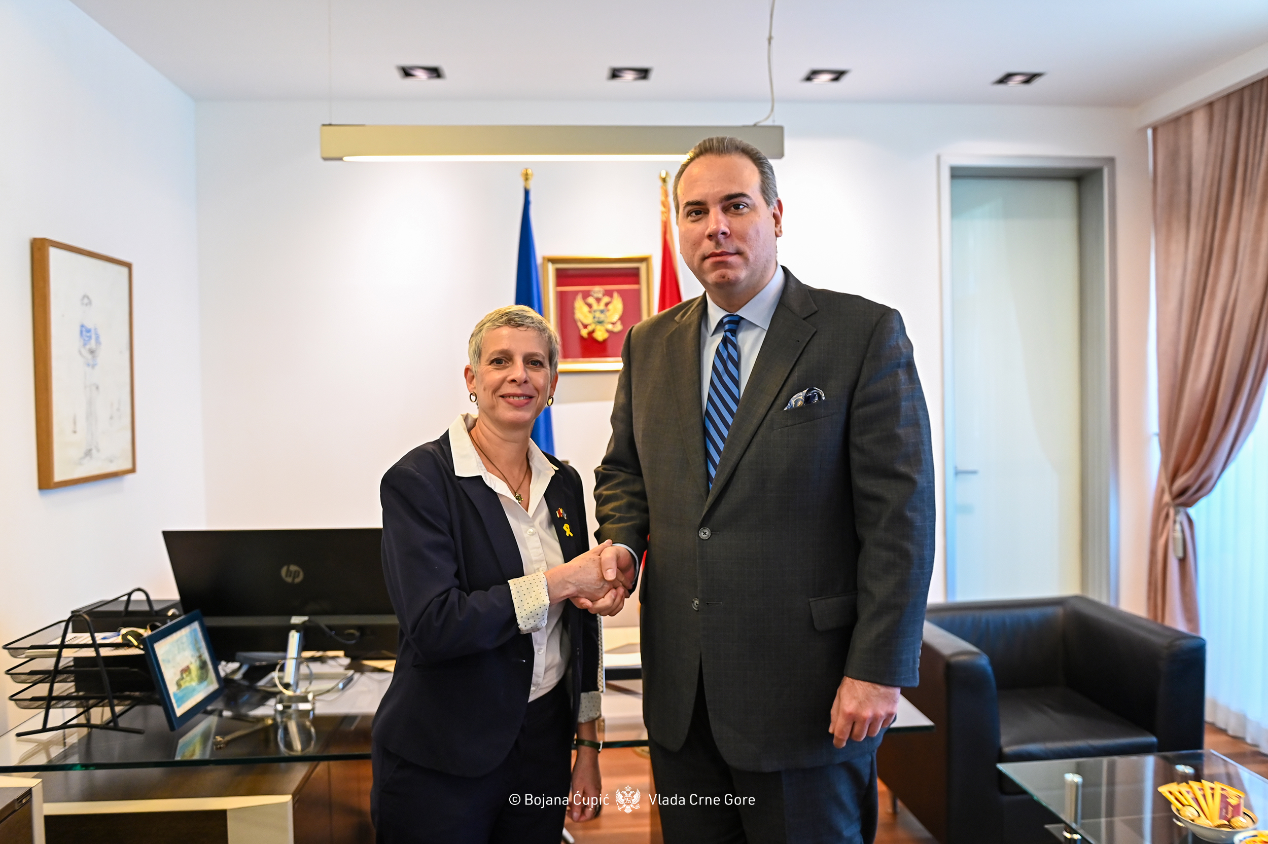 Ivanović primio novoimenovanu ambasadorku Izraela u Crnoj Gori: Zabrinuti smo zbog konstantne eskalacije tenzija na Bliskom istoku, kao i realnog rizika od širenja sukoba