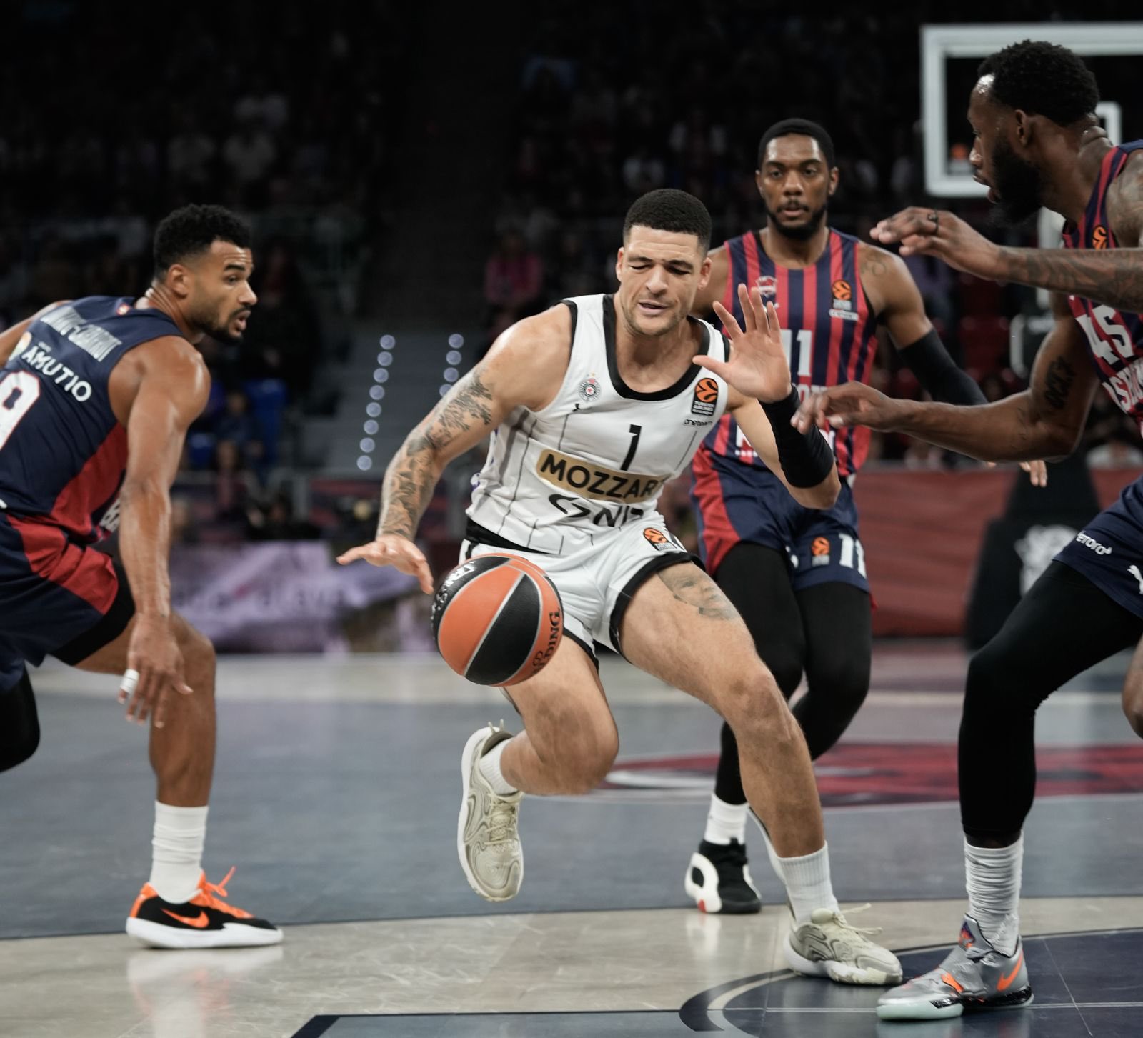 Partizan stao u 4. periodu: Porazi španskih velikana