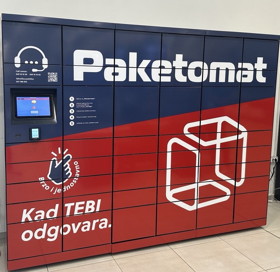 Prvi paketomati u Crnoj Gori