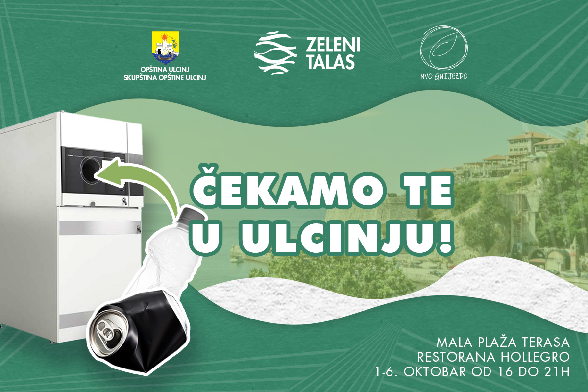 Ekološka akcija „Odvoji, recikliraj, osvoji!“ stiže u Ulcinj