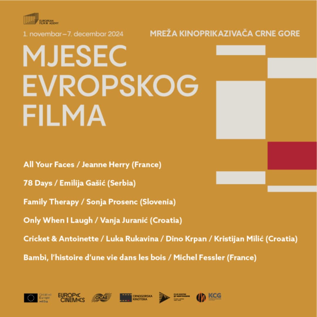 „Mjesec evropskog filma“ u 12 crnogorskih gradova