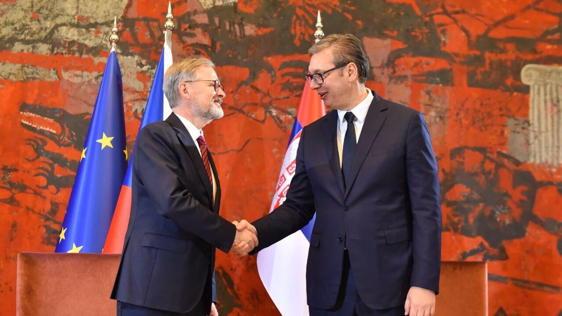 Beograd: Vučić se sastao sa premijerom Češke