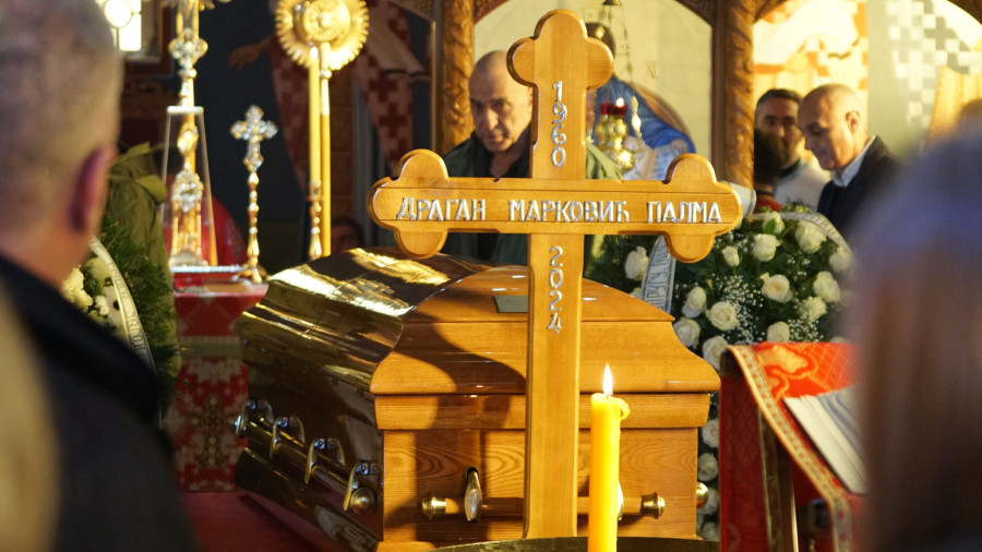 Poslednji ispraćaj Dragana Markovića Palme