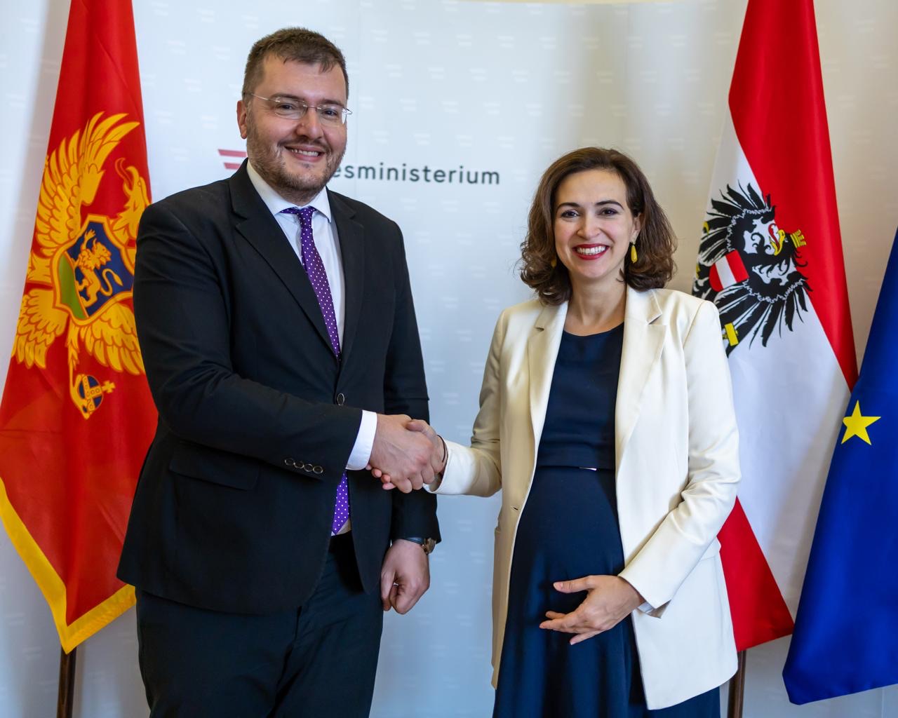 Koprivica se u Beču sastao sa ministarkom pravde Austrije Almom Zadić