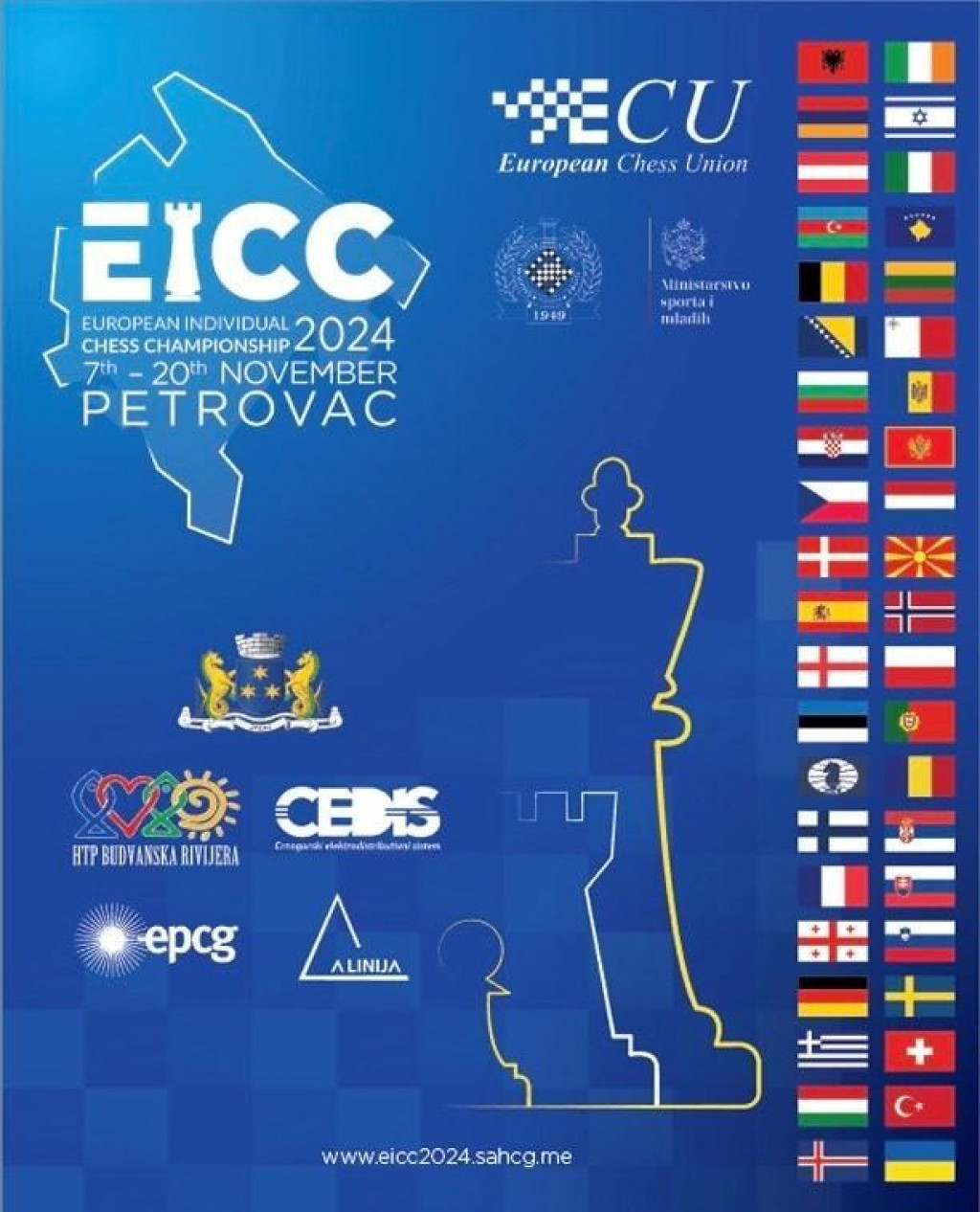 Evropsko prvenstvo u šahu od petka u Petrovcu