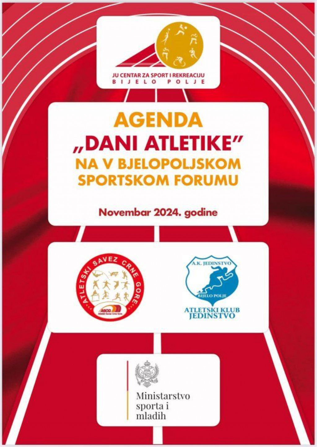 Dani atletike u nedjelju u Bijelom Polju