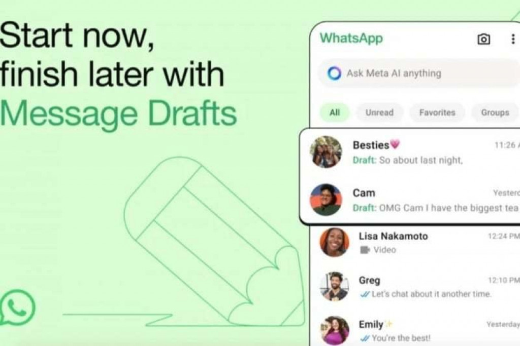 WhatsApp konačno dobija funkciju Message Drafts