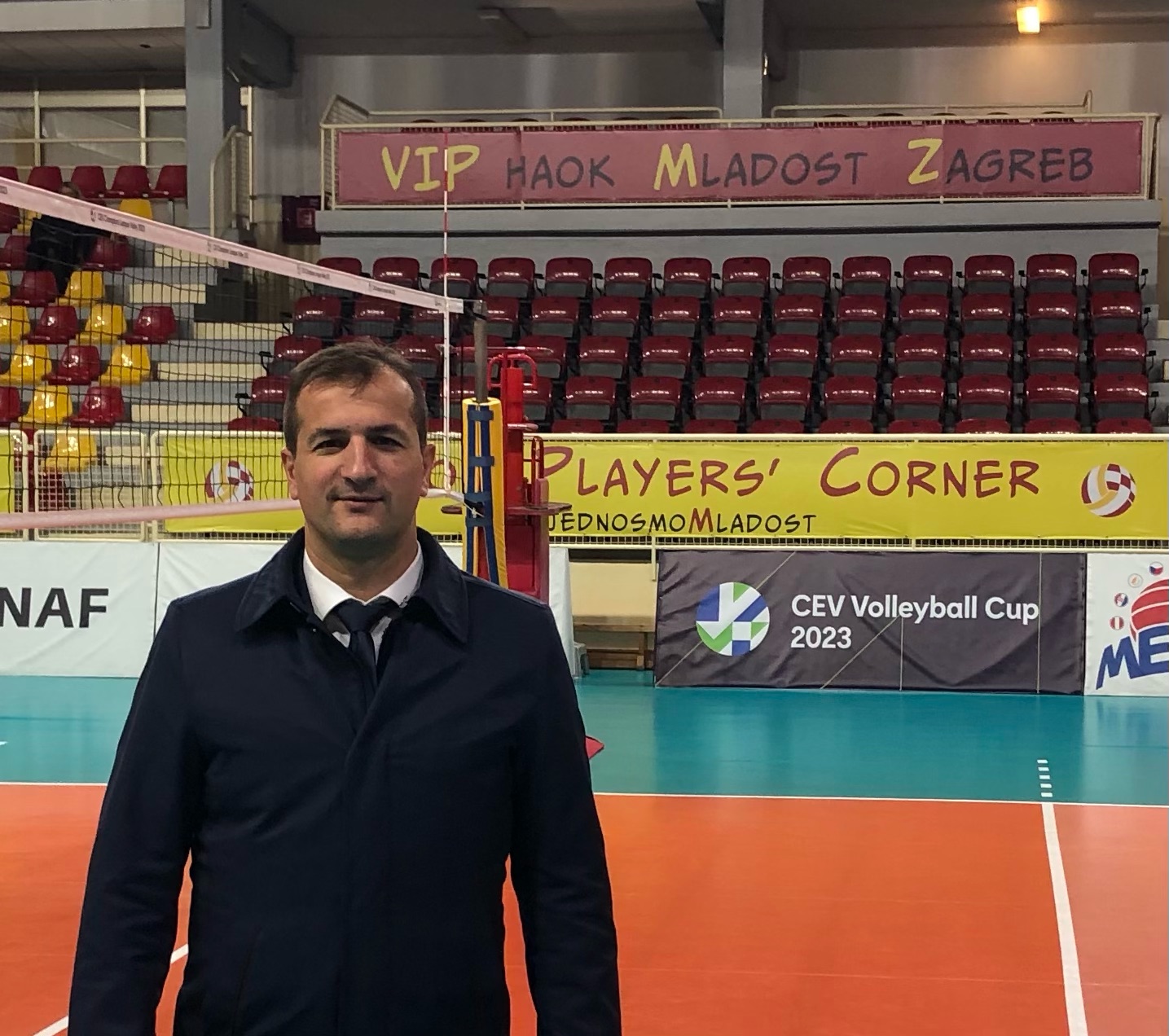 Saša Ivanović CEV supervizor na utakmici šesnaestine finala CEV kupa