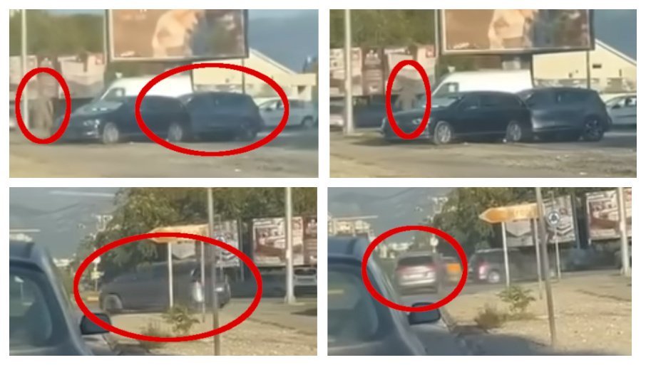Snimljen ubica Lipovine i Pejakovića: Pucač na „Kavčane“ sa kapuljačom utrčao u auto, uslijedio bijeg sa mjesta likvidacije (VIDEO)