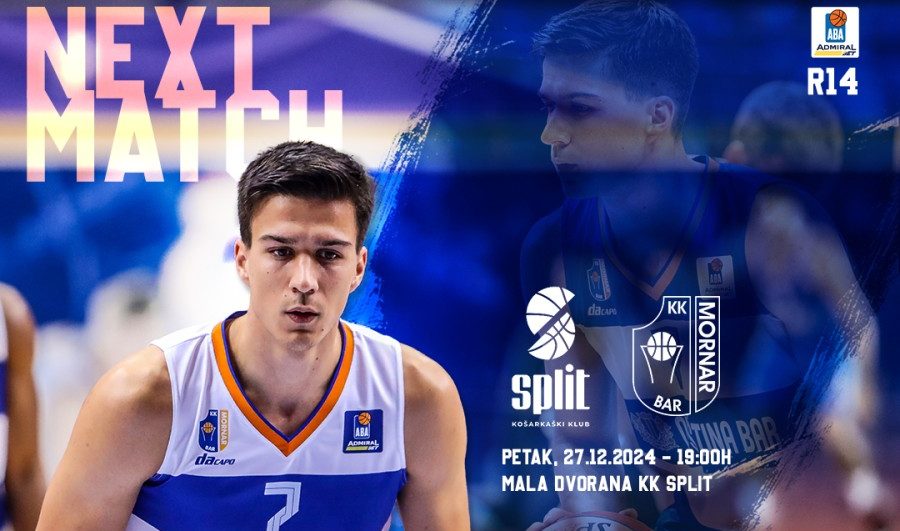 ABA liga: Barani večeras u Splitu nastavljaju borbu za opstanak