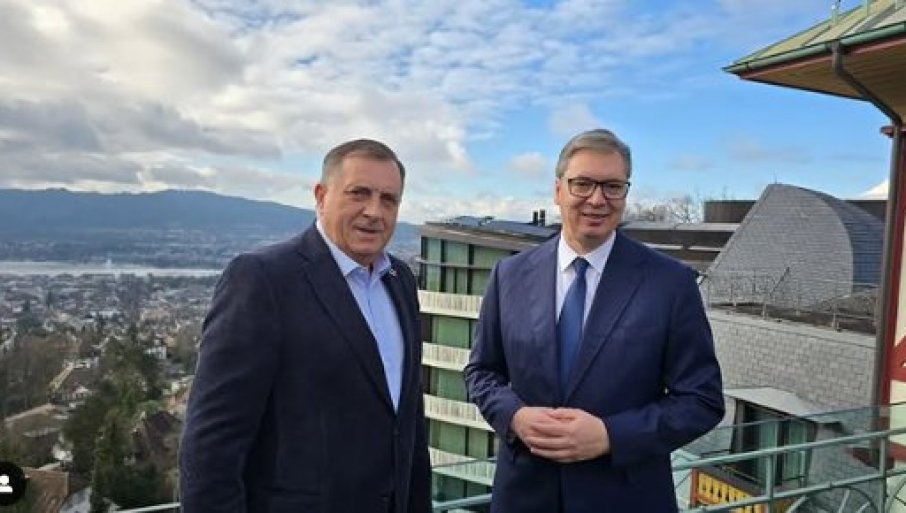 Vučić u Cirihu sa Dodikom: Za nas Srbe uvijek važila druga pravila, bićemo iskreni prema narodu i prema onima koji su nas kažnjavali