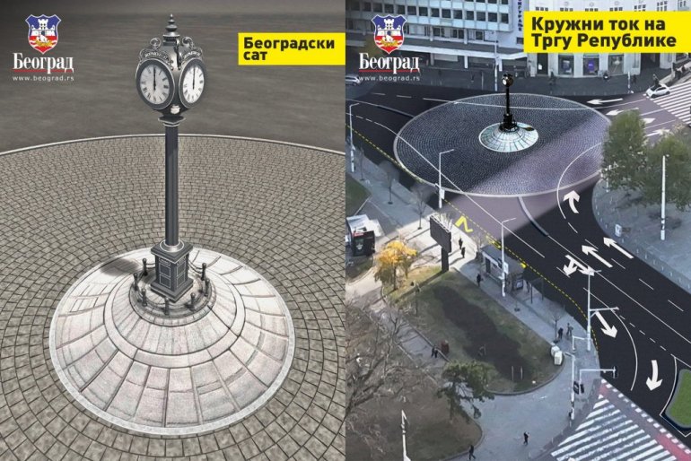 Šapić predstavio novi projekat kružnog toka na trgu republike: Rasterećenje saobraćajnica u centru grada