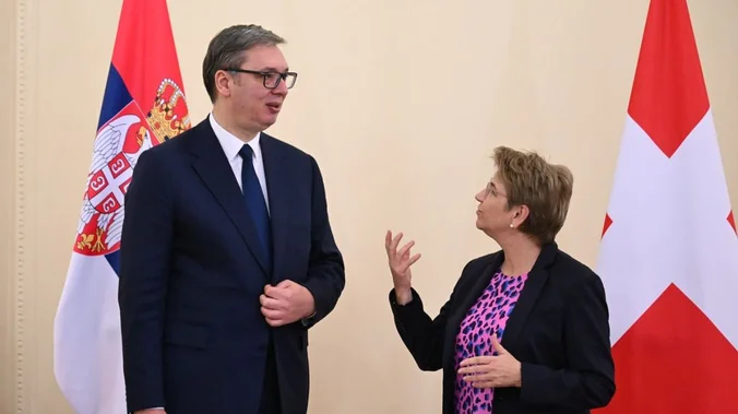 Vučić: Srdačan susret sa Violom Amherd, zahvalan sam Švajcarskoj na podršci