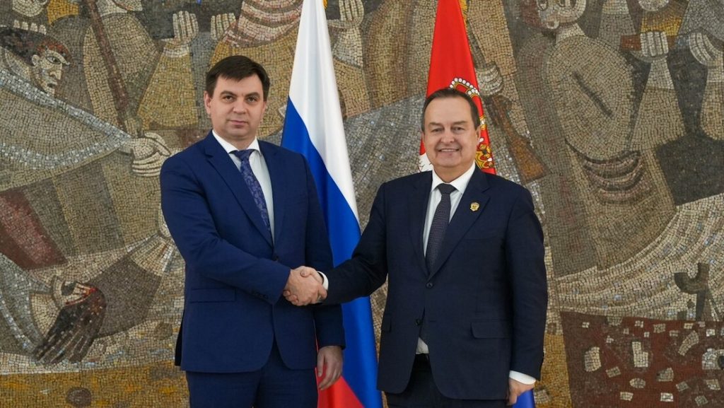 Dačić sa zamjenikom ruskog ministra: Unaprijediti saradnju dvije zemlje u oblasti vanrednih situacija