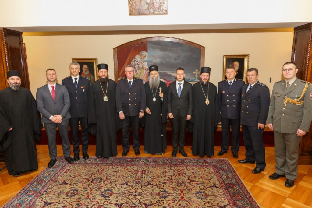 Patrijarh Porfirije se sastao u Beogradu sa delegacijom Ministarstva odbrane BiH