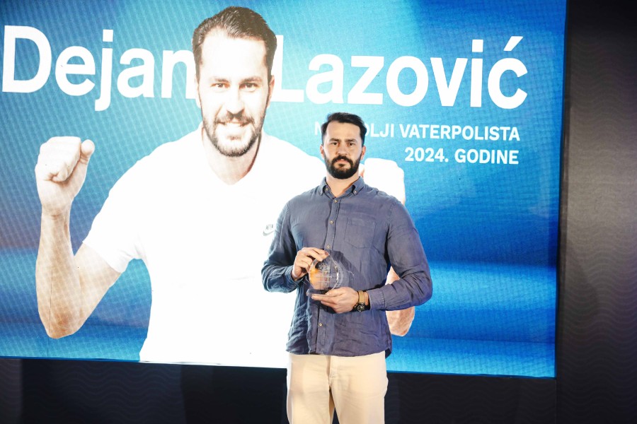Dejan Lazović izabran za najboljeg vaterpolistu Crne Gore