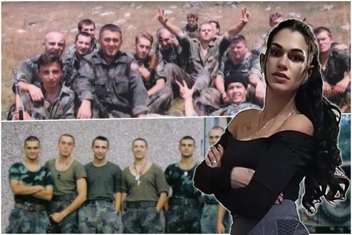 Hrvatica pjeva pjesmu „Junaci sa Košara“